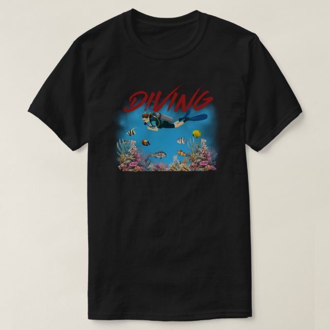 Diving T-Shirt (Design Front)