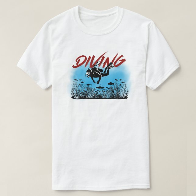 Diving T-Shirt (Design Front)