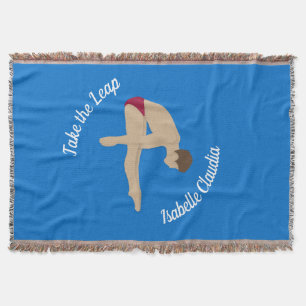 Diving Throw Blanket