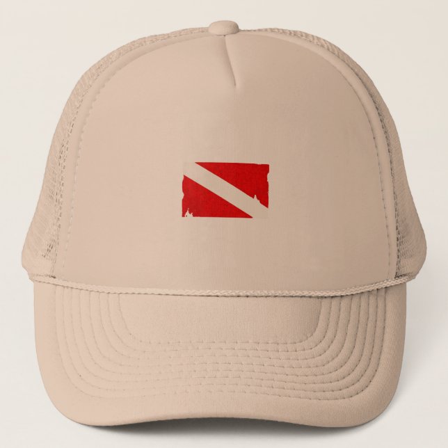 diving trucker hat (Front)