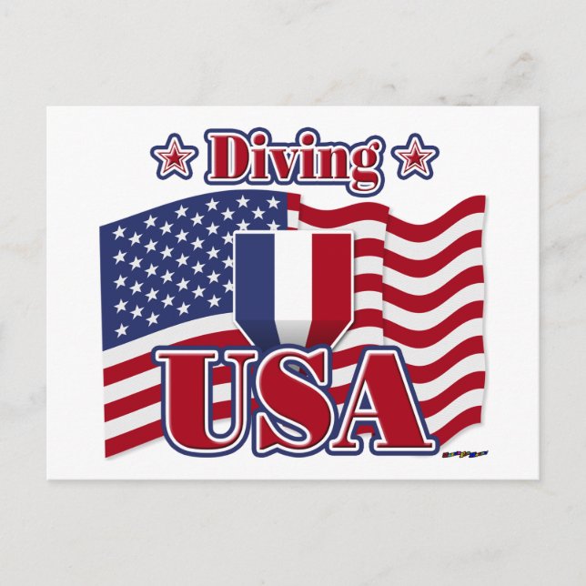 Diving USA Postcard (Front)