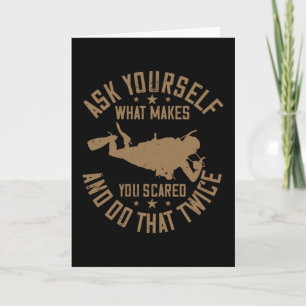 Diving -What Makes You Scared And Repeat Card