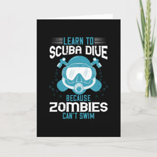 Diving - Zombies Can't Swim Learn Diving Card