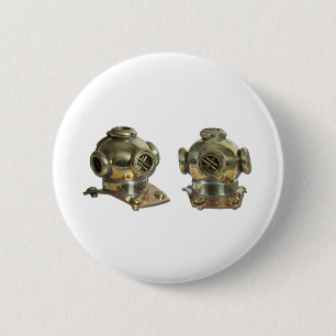 DivingHelmet081212.png 6 Cm Round Badge