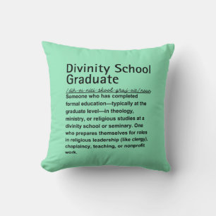 Divinity school graduate cushion