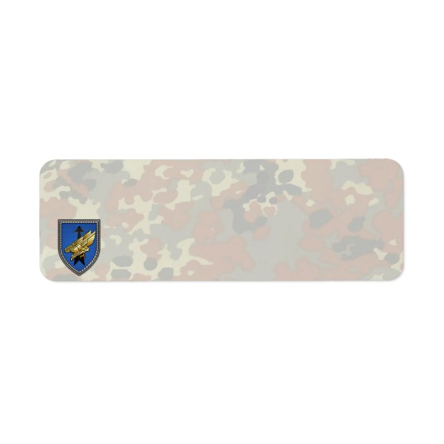 Division Spezielle Operationen Return Address Label (Front)