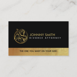 Divorce Attorney Slogans Business Card
