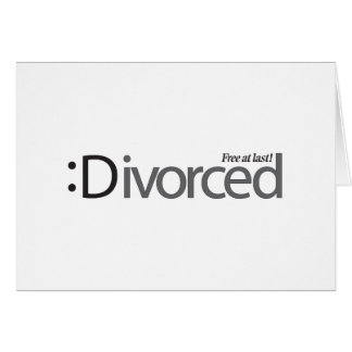 DIVORCE - free at last
