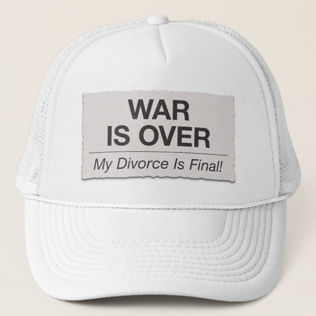Divorce is Final Trucker Hat (Front)
