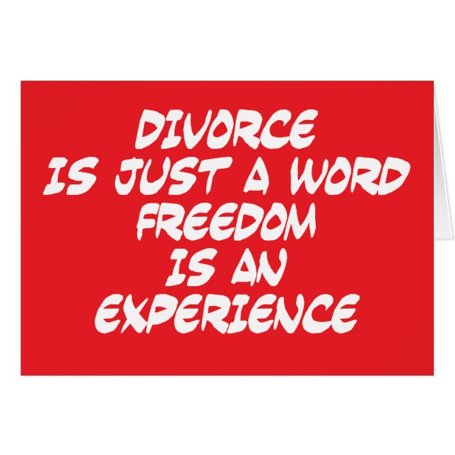 Divorce Is Just A Word (Front Horizontal)
