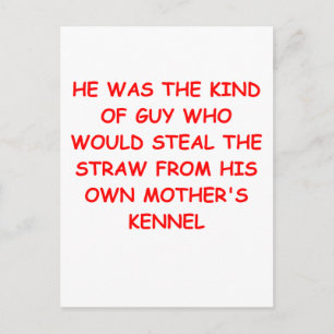 DIVORCE  joke Postcard