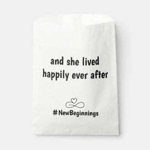 Divorce Party Favour Gift New Beginning Divorced A Bag