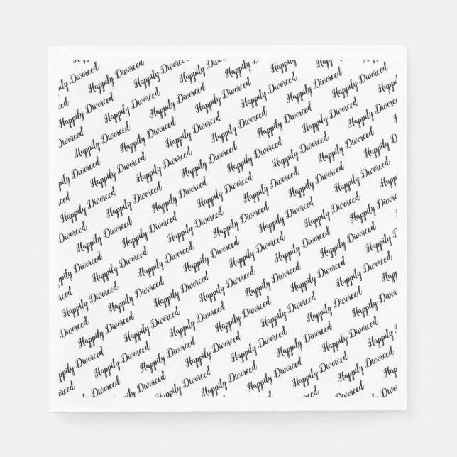 Divorce Party Napkin (Front)