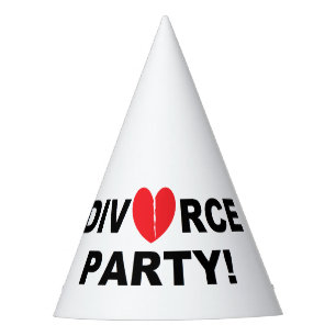 "Divorce Party" Party Hats