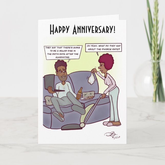 Divorce Rate Anniversary Card (Front)