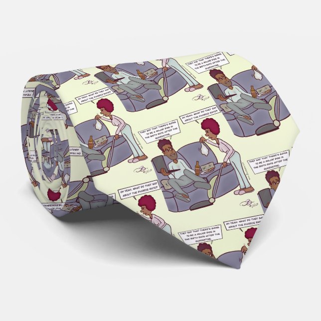 Divorce Rate Necktie (Rolled)