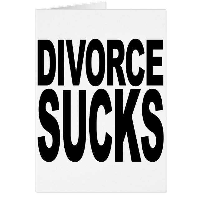 Divorce Sucks (Front)