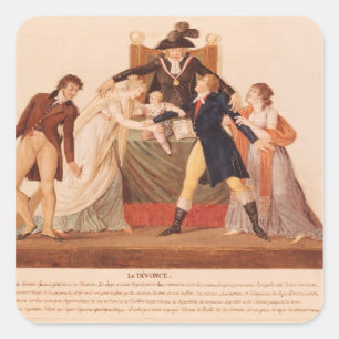 Divorce. The Reconciliation Square Sticker