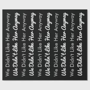 Divorce Wrapping Paper