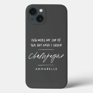 Divorce You were my cup of tea modern simple gift iPhone 13 Case