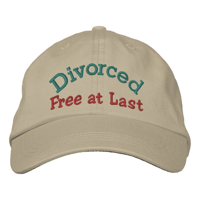 DIVORCED Cap by SRF - Free at Last ! (Front)