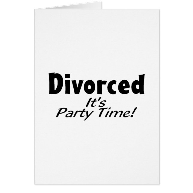 Divorced It's Party Time (Front)