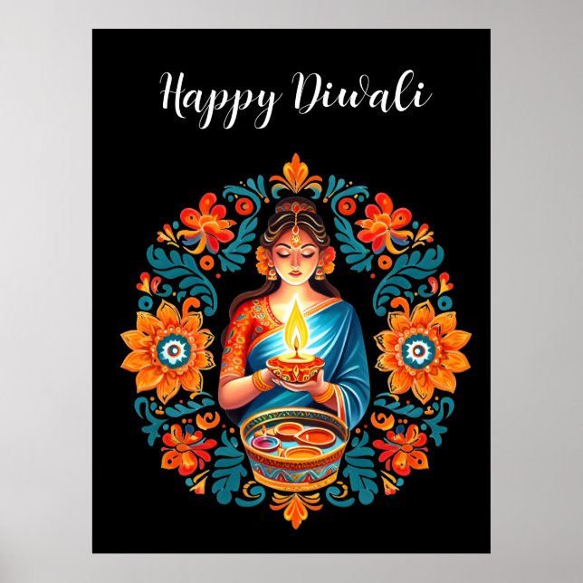 Diwali celebration poster (Front)