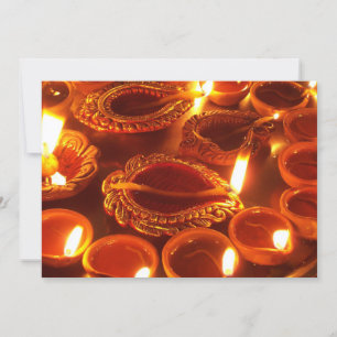 diwali diya card