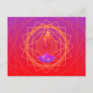 diwali diya greetings geographics postcard