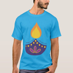 Diwali Diya T-Shirt - Celebrate the Festival of Li
