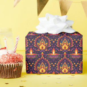 Diwali Festival of Flames Wrapping Paper