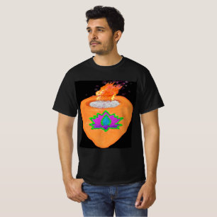 Diwali glitter Diya with lotus T-Shirt