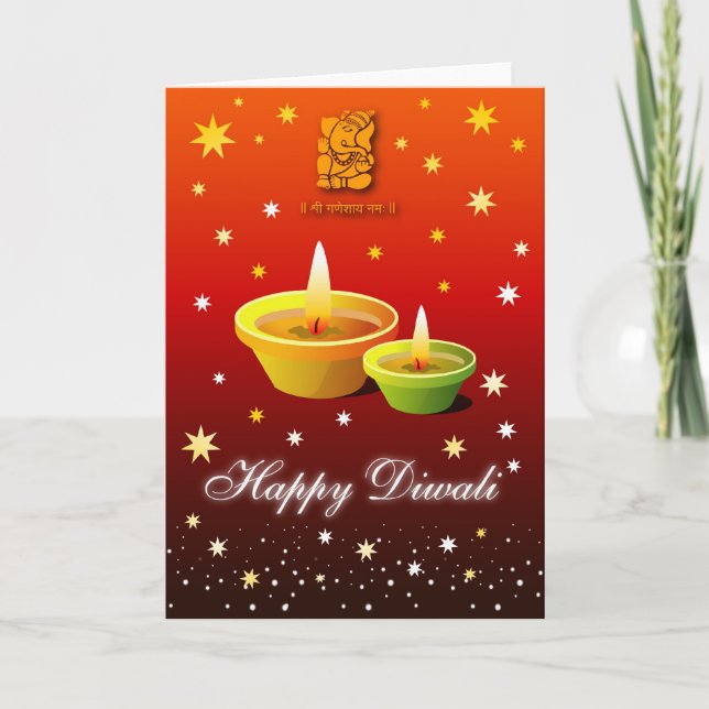 Diwali Greeting Card (Front)