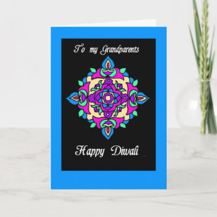 Diwali Greeting Card for Grandparents