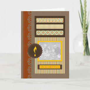 diwali greetings (scrapbook) card