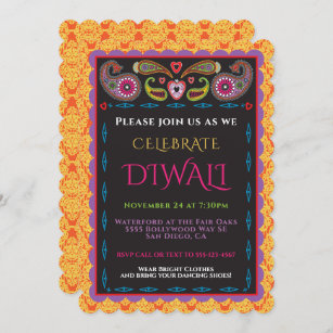 Diwali Indian Party Invitation