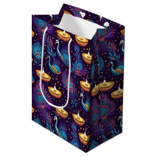 Diwali Midnight Serenity Medium Gift Bag
