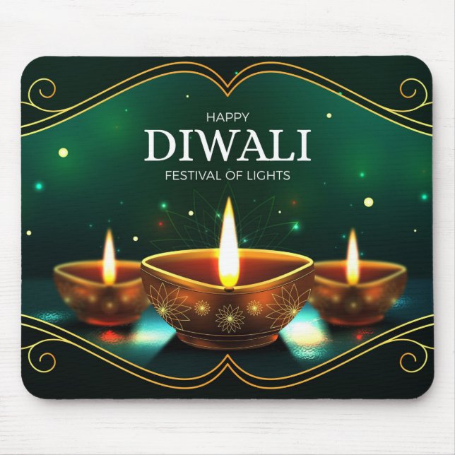 Diwali  mouse pad (Front)