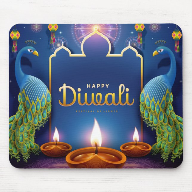 Diwali  mouse pad (Front)