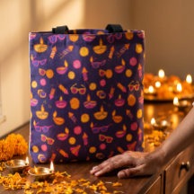 Diwali Party Cute Hand-Drawn Favour Gift