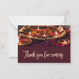 Diwali Party - Thank you for Coming  Card