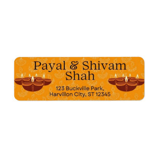 Diwali Return Address Labels