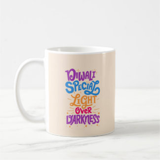 Diwali special light over darkness festive coffee mug