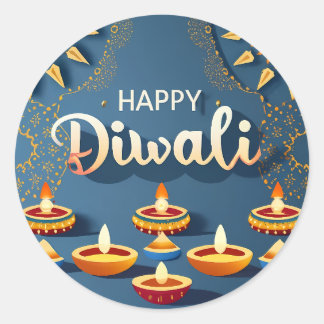 Diwali sticker for gift set