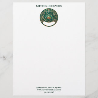 Diwali Sweet Shop Small Business Logo Minimalist Custom Letterhead