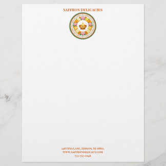 Diwali Sweet Shop Small Business Logo Minimalist Custom Letterhead