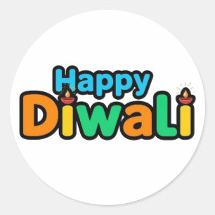 Diwali – The Colourful Festival of Light and Joy Classic Round Sticker