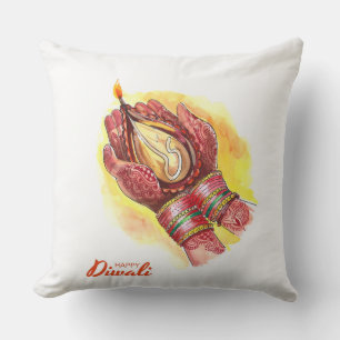 Diwali Throw Pillow