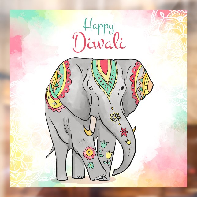 Diwali Window Cling (Sheet 2)