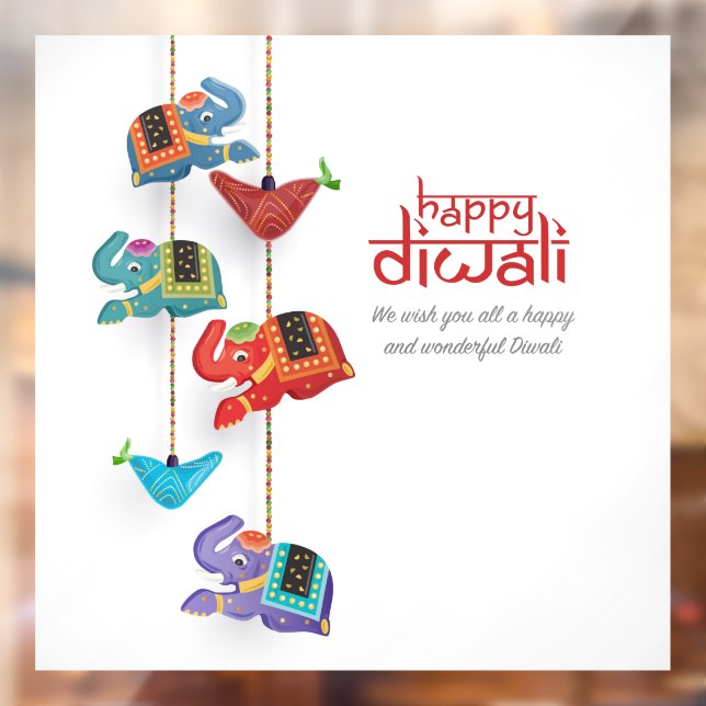 Diwali Window Cling (Sheet 2)